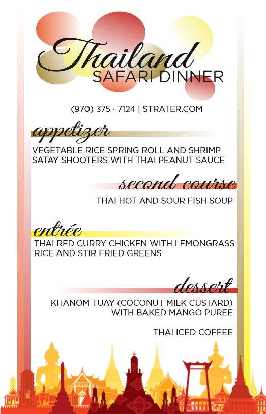 Thailand Safari Dinner
