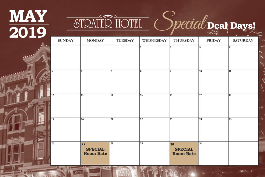 Strater Calendar Graphics May