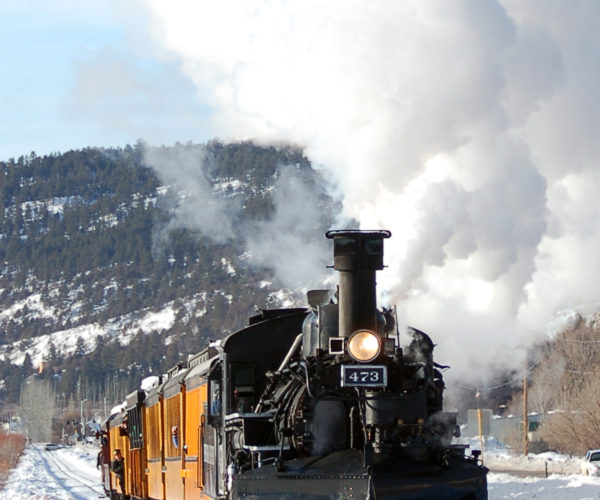 Winter train valley Winter train valley